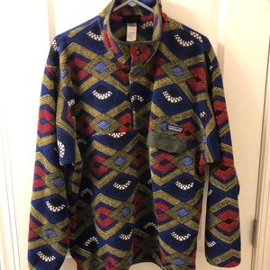 Patagonia RARE Synchilla 1/4 button up jacket